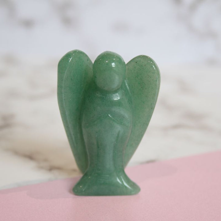 Green Aventurine Pocket Crystal Angel