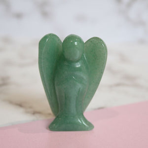 Green Aventurine Pocket Crystal Angel