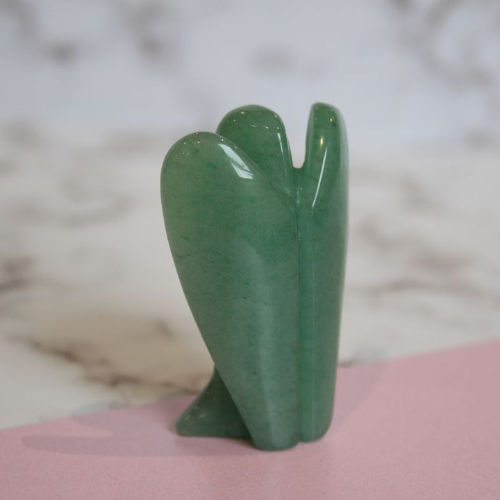 Green Aventurine Pocket Crystal Angel