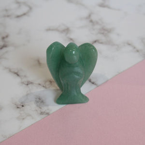 Green Aventurine Pocket Crystal Angel