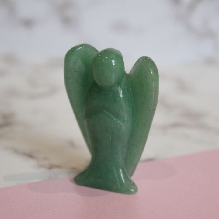 Green Aventurine Pocket Crystal Angel