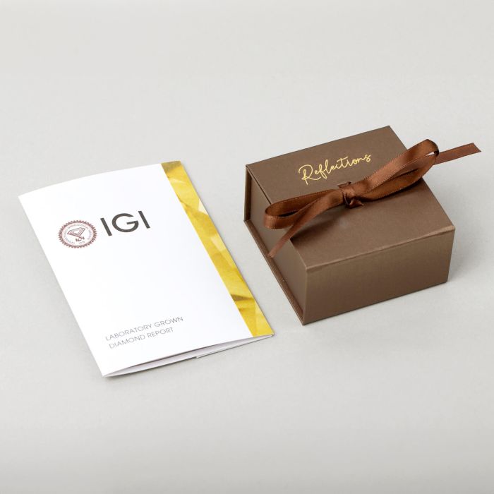 diamond certificate with box