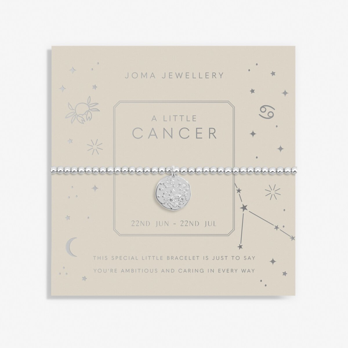 Joma Cancer bracelet - Carathea Jewellers