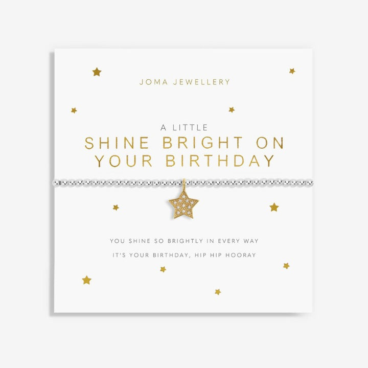 Joma A Little Shine Bright on Your Birthday Bracelet | Carathea