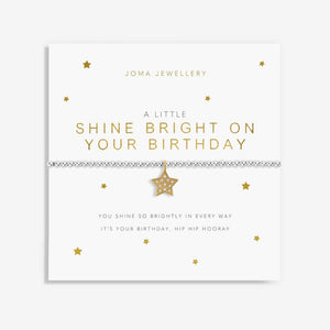 Joma A Little Shine Bright on Your Birthday Bracelet | Carathea