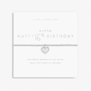 beaded bracelet on happy 16th birthday meaning card - Carathea