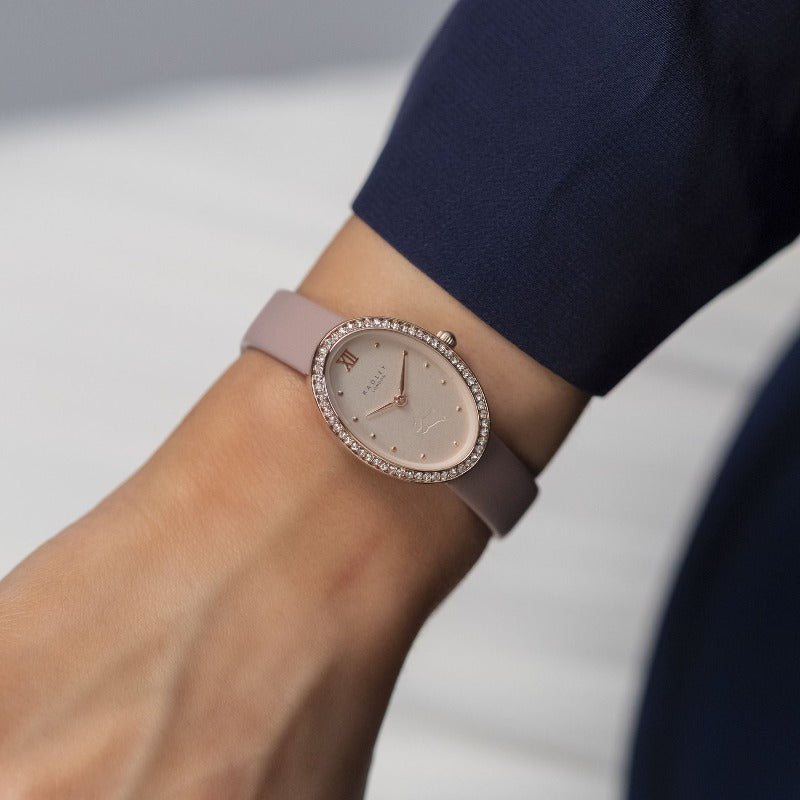 Ladies Radley Watch oval dial with crystals - Carathea jewellers