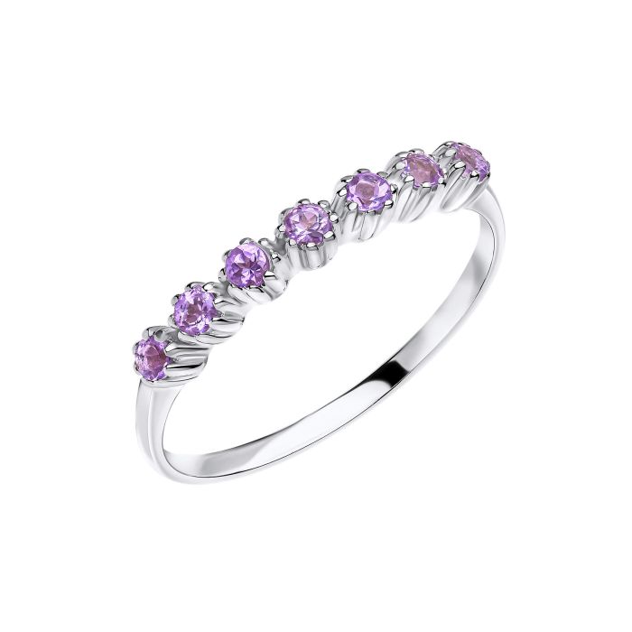 Laura Ashley light amethyst ring in sterling silver.