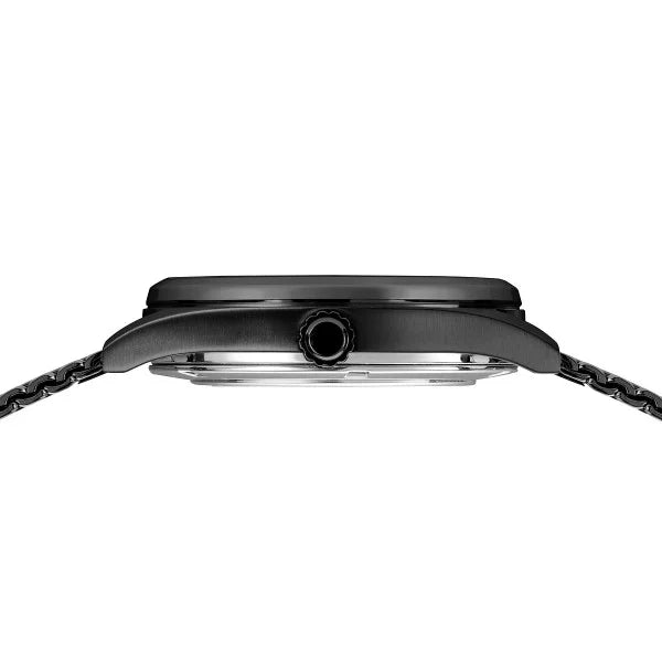 Men's Bering Grey automatic watch mesh strap - Carathea Jewellers