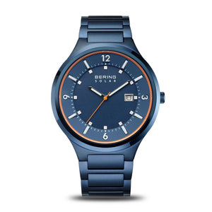 Men's Blue Solar Watch - Carathea jewelelrs