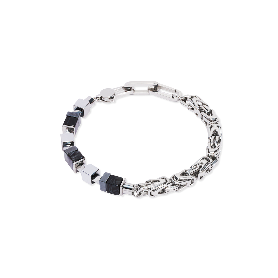 men's steel link bracelet - Carathea jewellers