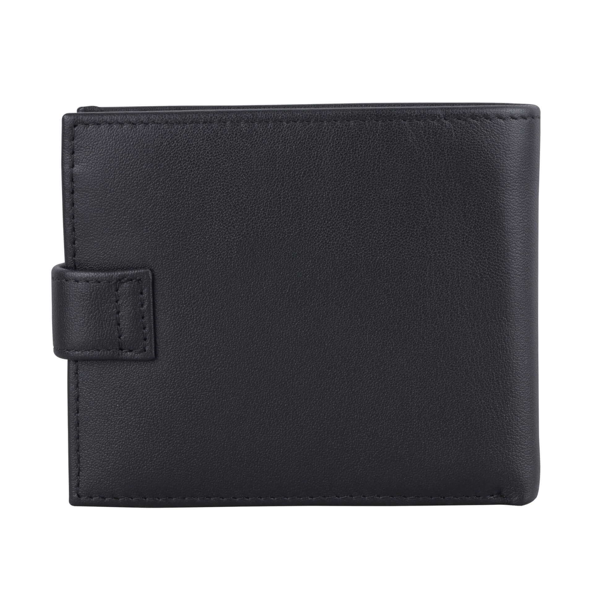 black leather wallet - Carathea jewellers