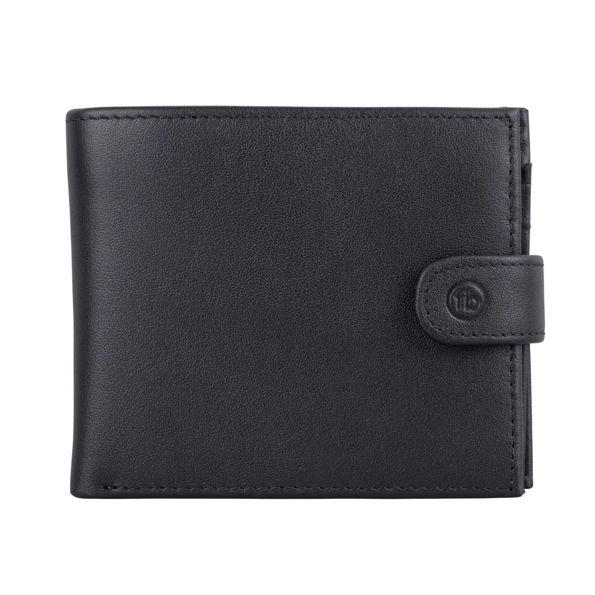 black leather wallet - Carathea jewellers