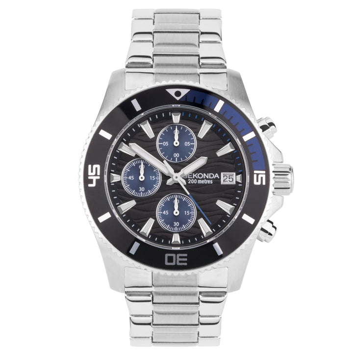 Sekonda Men's Chrono Dive Watch Blue Dial (30116)