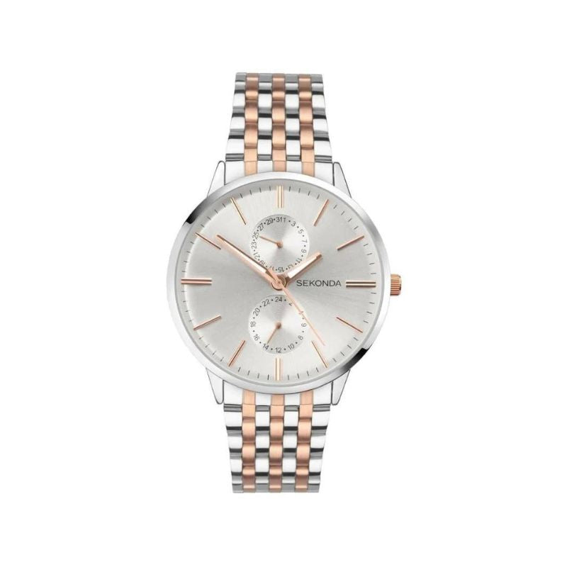 Men's Two-Tone Sekonda Watch with Rose Gold 1589 Watches Carathea