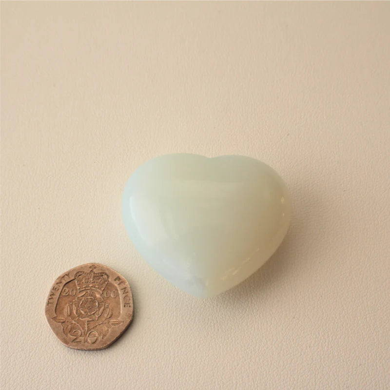 opalite crystal heart - Carathea