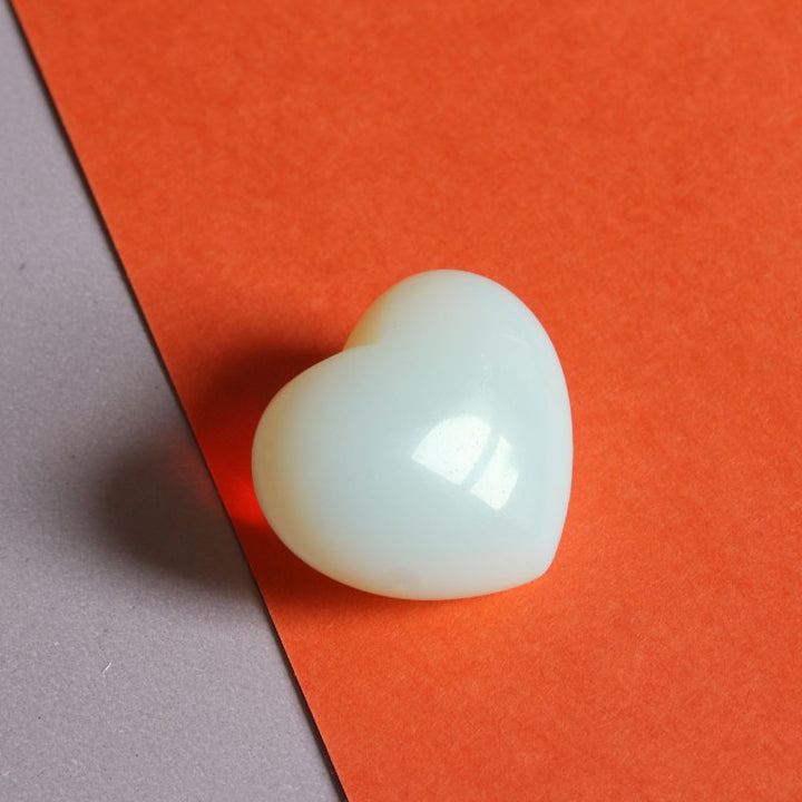 opalite crystal heart - Carathea