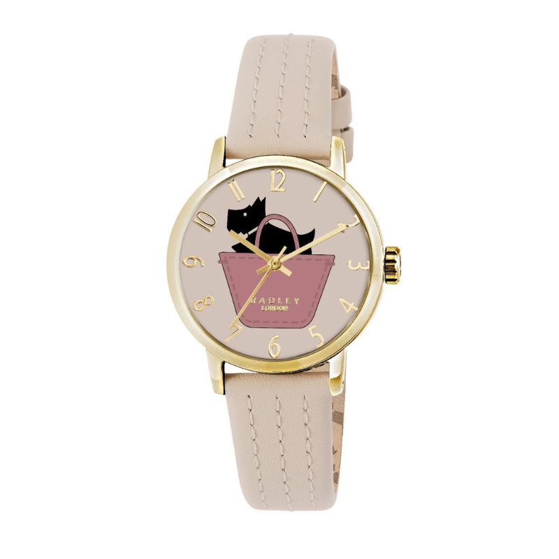Radley Ladies Watch Beige Leather Strap RY2288S Watches Carathea
