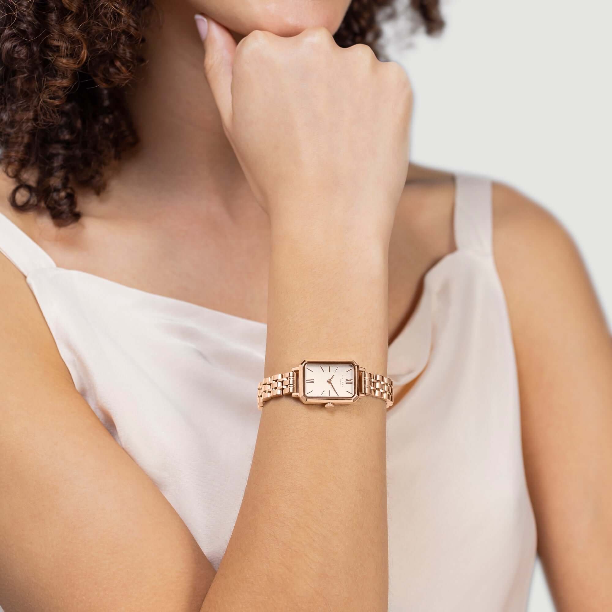 Radley ladies watch oblong dial rose gold - Carathea jewellers