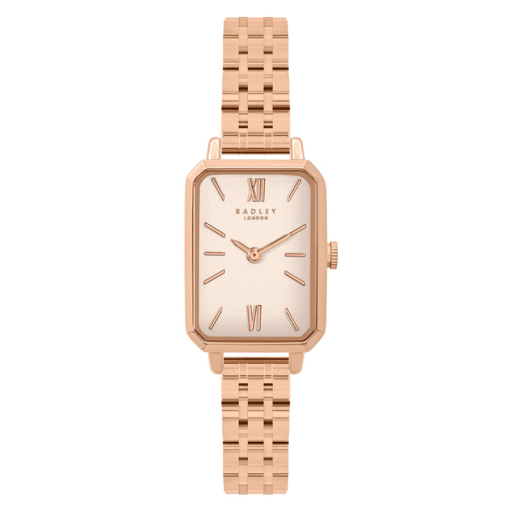 Radley ladies watch oblong dial rose gold - Carathea jewellers