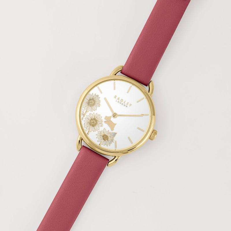 Ladies Radley watch with pink strap - Carathea jewellers