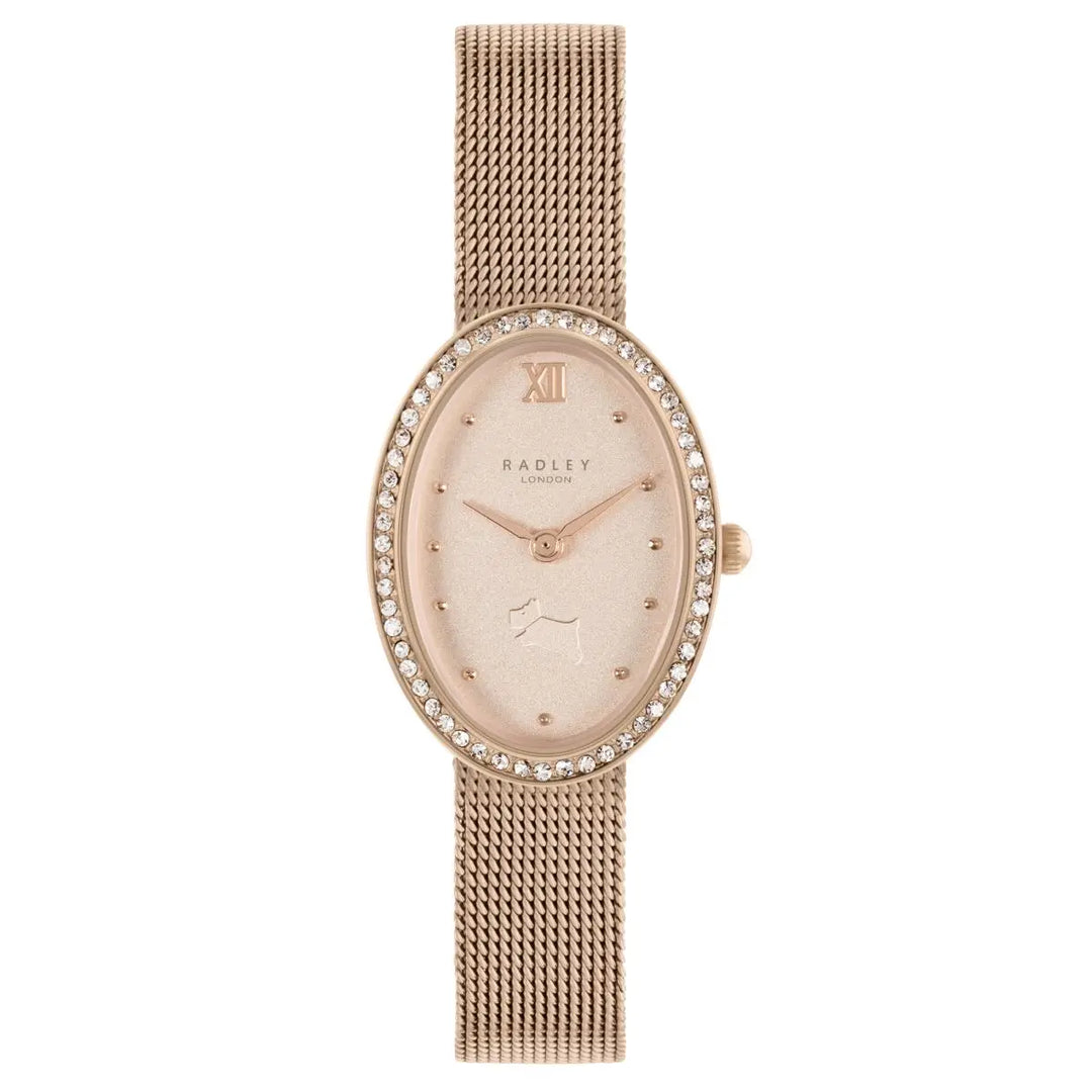 Radley ladies watch rose gold Mesh bracelet - Carathea