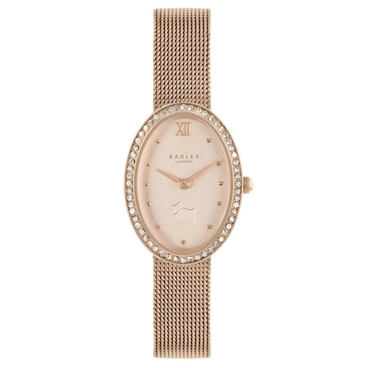 Radley ladies watch rose gold Mesh bracelet - Carathea