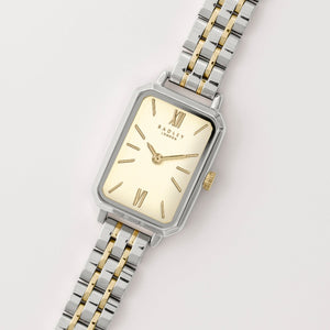 ladies two-tone rectangular Radley watch | Watches Carathea