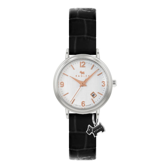 Radley ladies watch black leather strap | Carathea watches