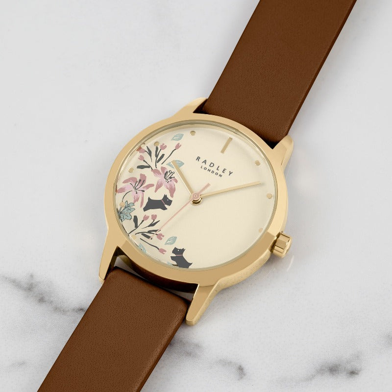 Radley ladies watch brown strap | Carathea Watches