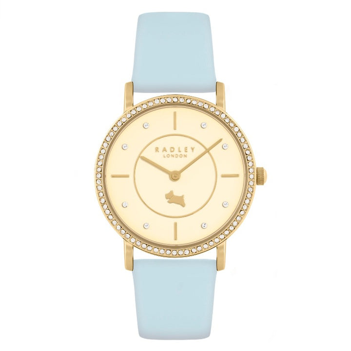 Radley blue watch with crystals | Carathea Watches