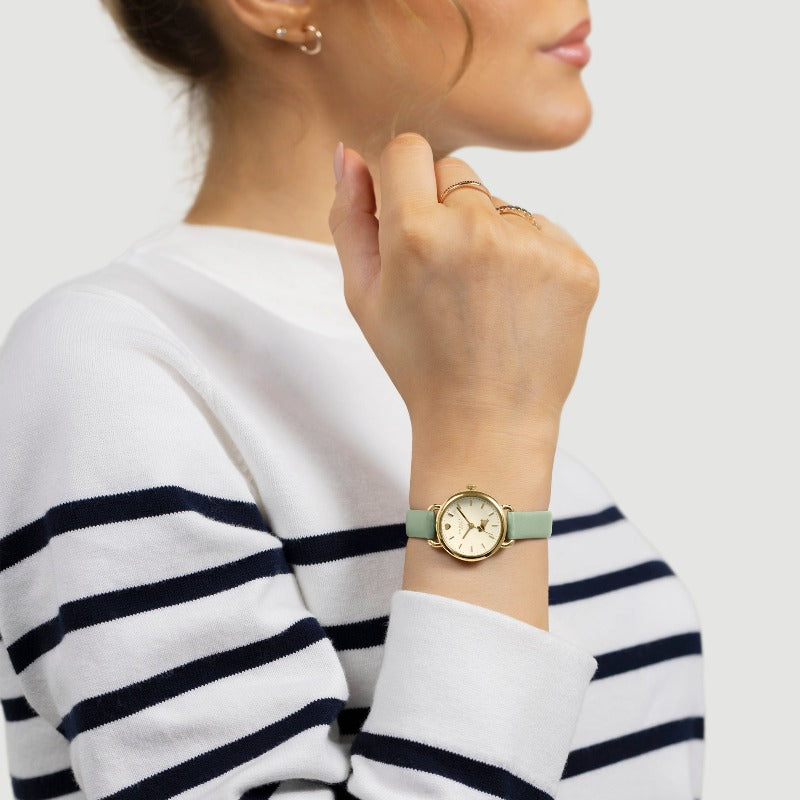 Radley Ladies Watch jade green leather strap | Carathea Watches