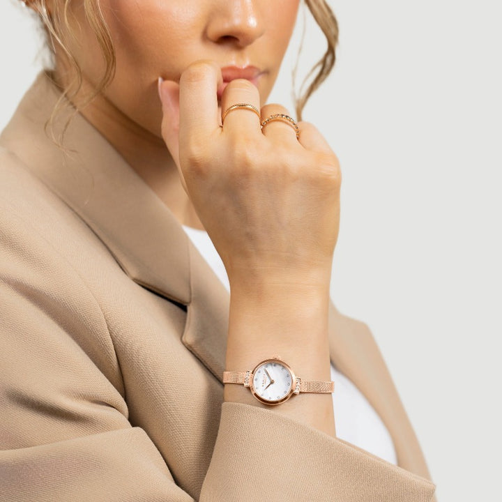 Radley ladies watch mesh strap rose gold | Carathea Watches