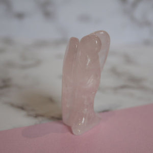 Rose Quartz Pocket Crystal Angel