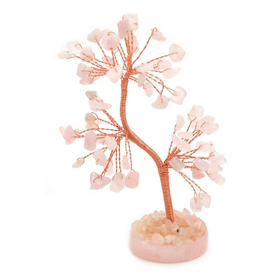 rose quartz gem tree | Carathea