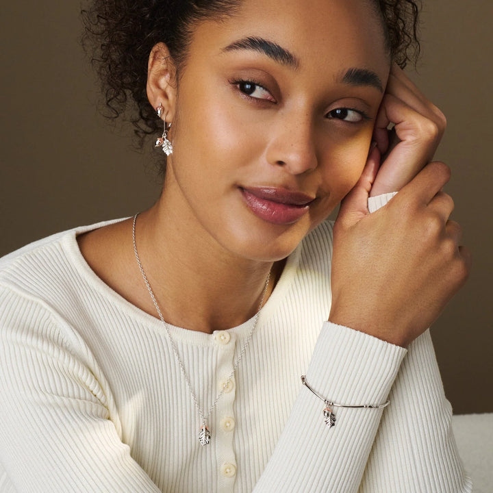 Clogau Royal Oak set on model  - Carathea & Jools