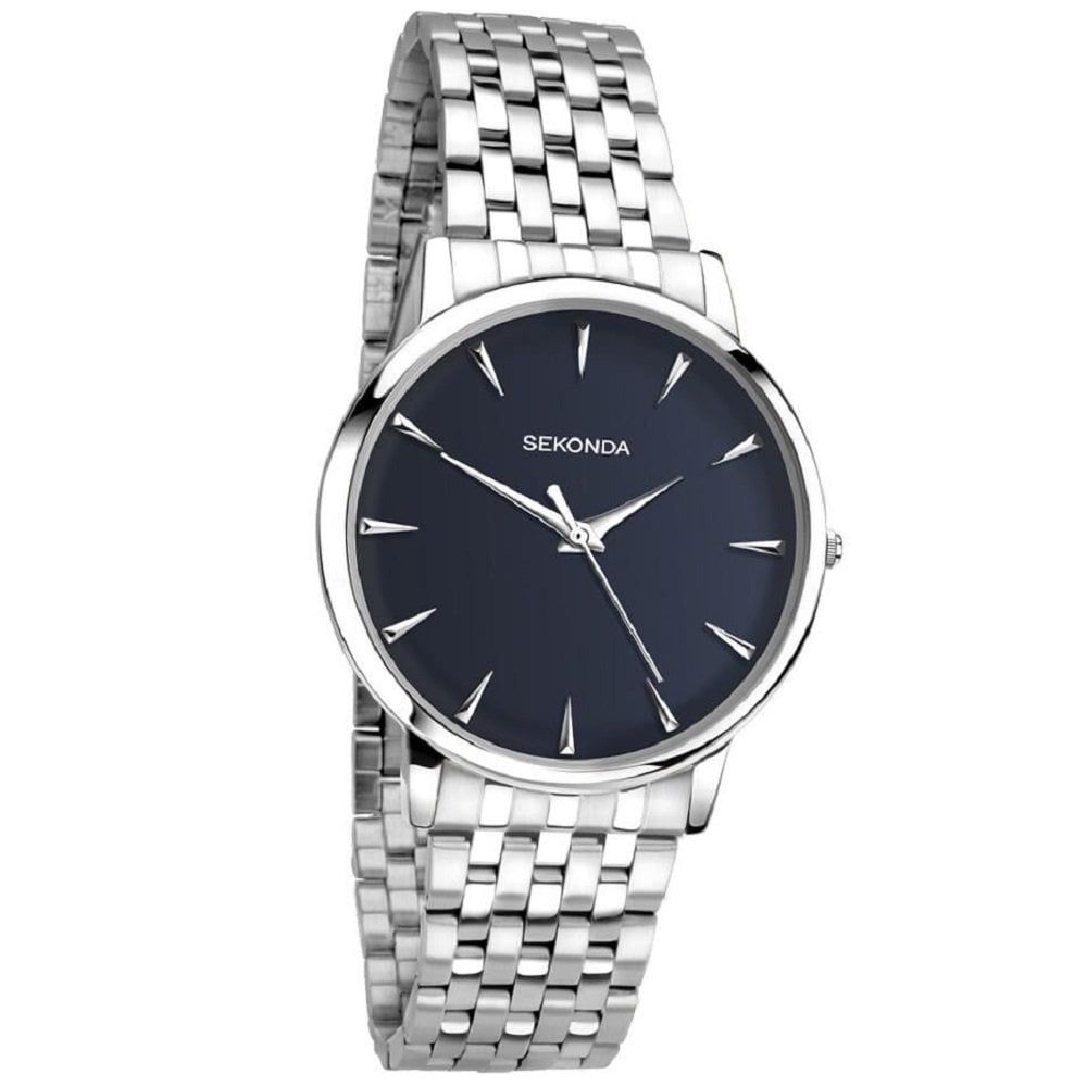 Midnight blue clearance sekonda mens watch