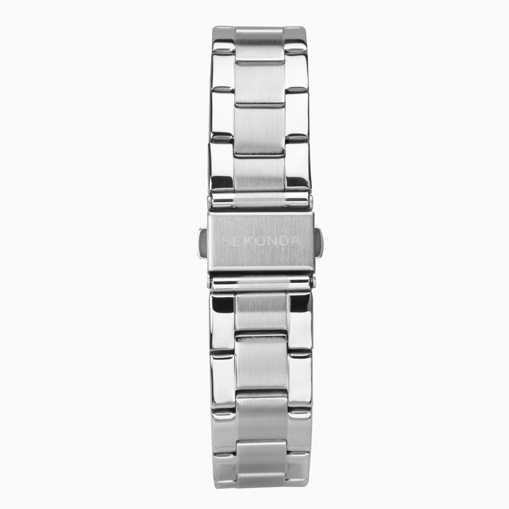 Sekonda silver unisex watch with a stainless steel bracelet.