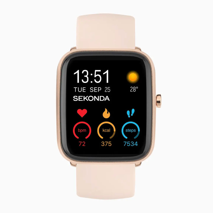 Sekonda Motion Plus Smart Watch in Pink and Rose Gold (30224)