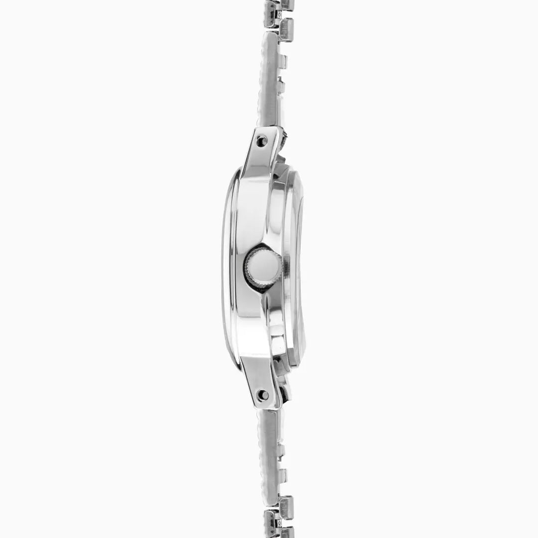 Sekonda Easy Reader watch with a silver case and expander bracelet.