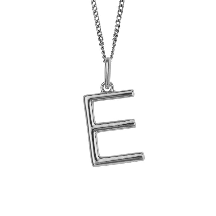 Silver Initial Pendant