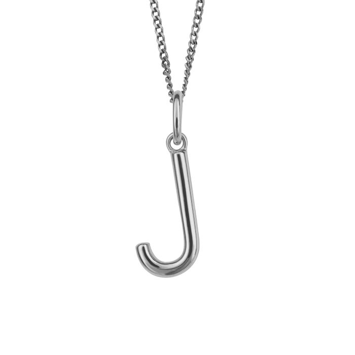 Silver Initial Pendant