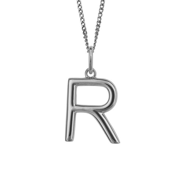 Silver Initial Pendant