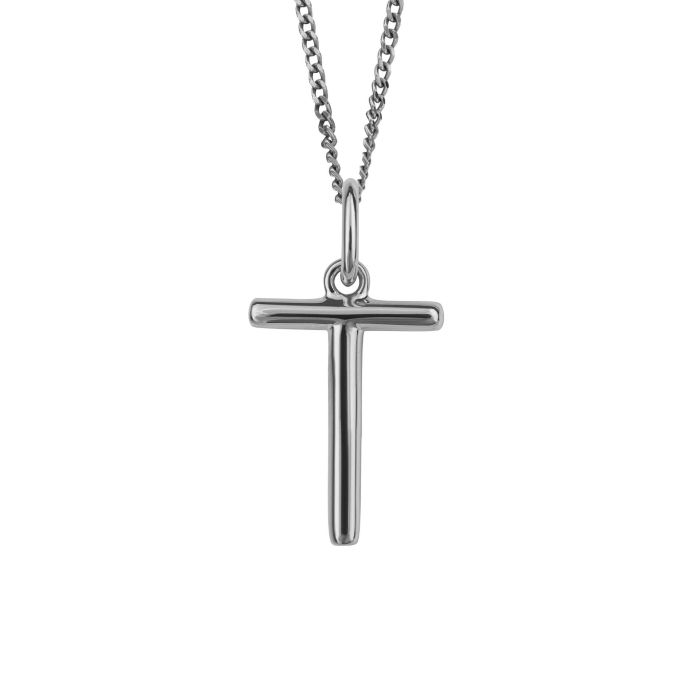 Silver Initial Pendant