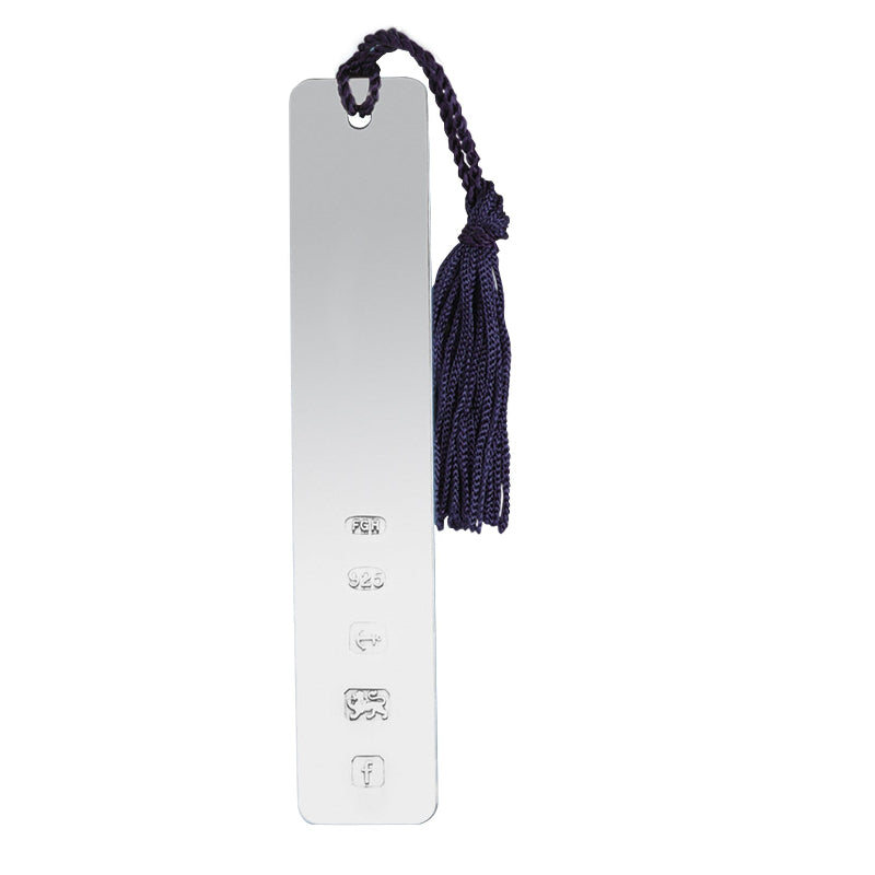 A sterling silver bookmark with hallmarks with tassel - Carathea & Jools Jewellery Bridgwater