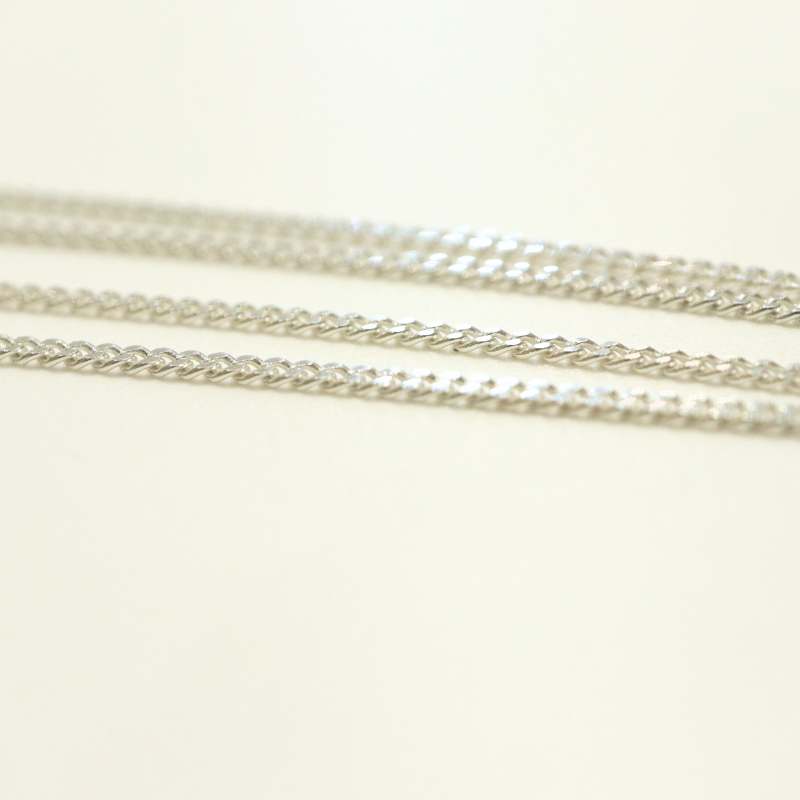 silver curb chain 18" - Carathea jewellers