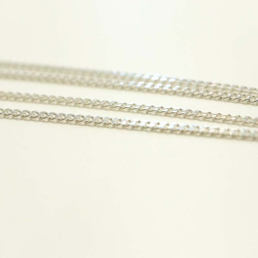 silver curb chain 18" - Carathea jewellers