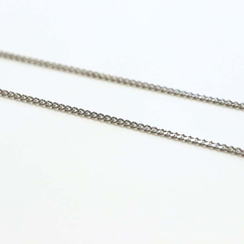 silver curb chain 18" - Carathea jewellers