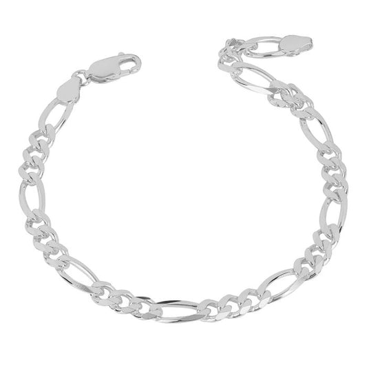 Silver figaro bracelet - Carathea