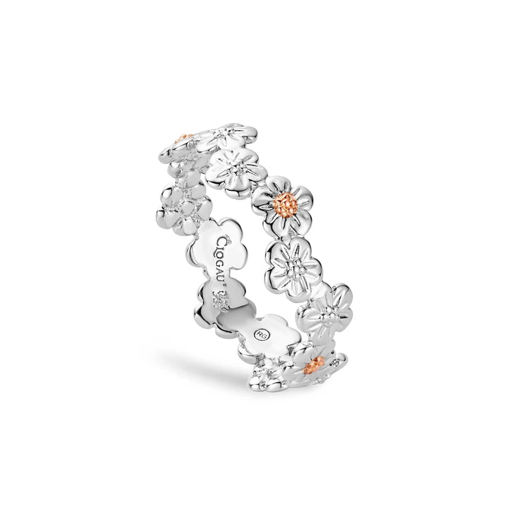 Clogau Nature's Wonder Sterling Silver Forget-Me-Not Ring
